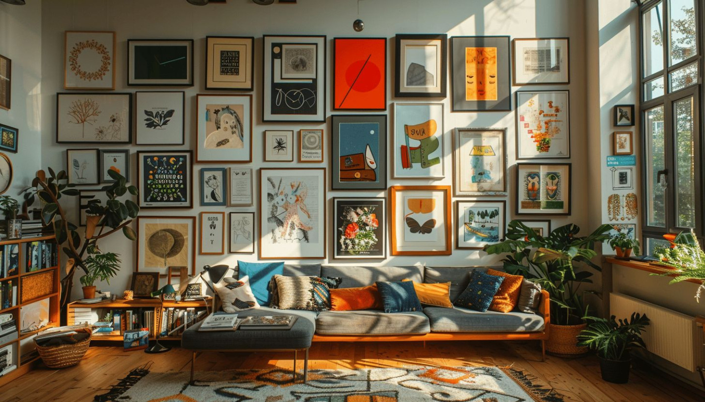 L'art de combiner des posters pour créer un mur de galerie chez soi